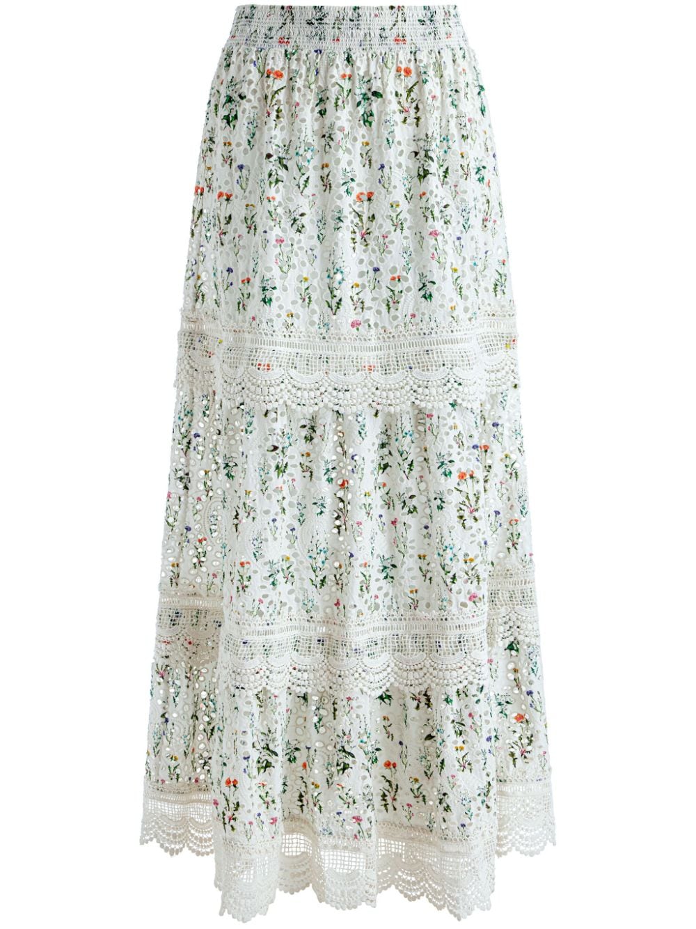 Alice + Olivia Skirts White Cotton