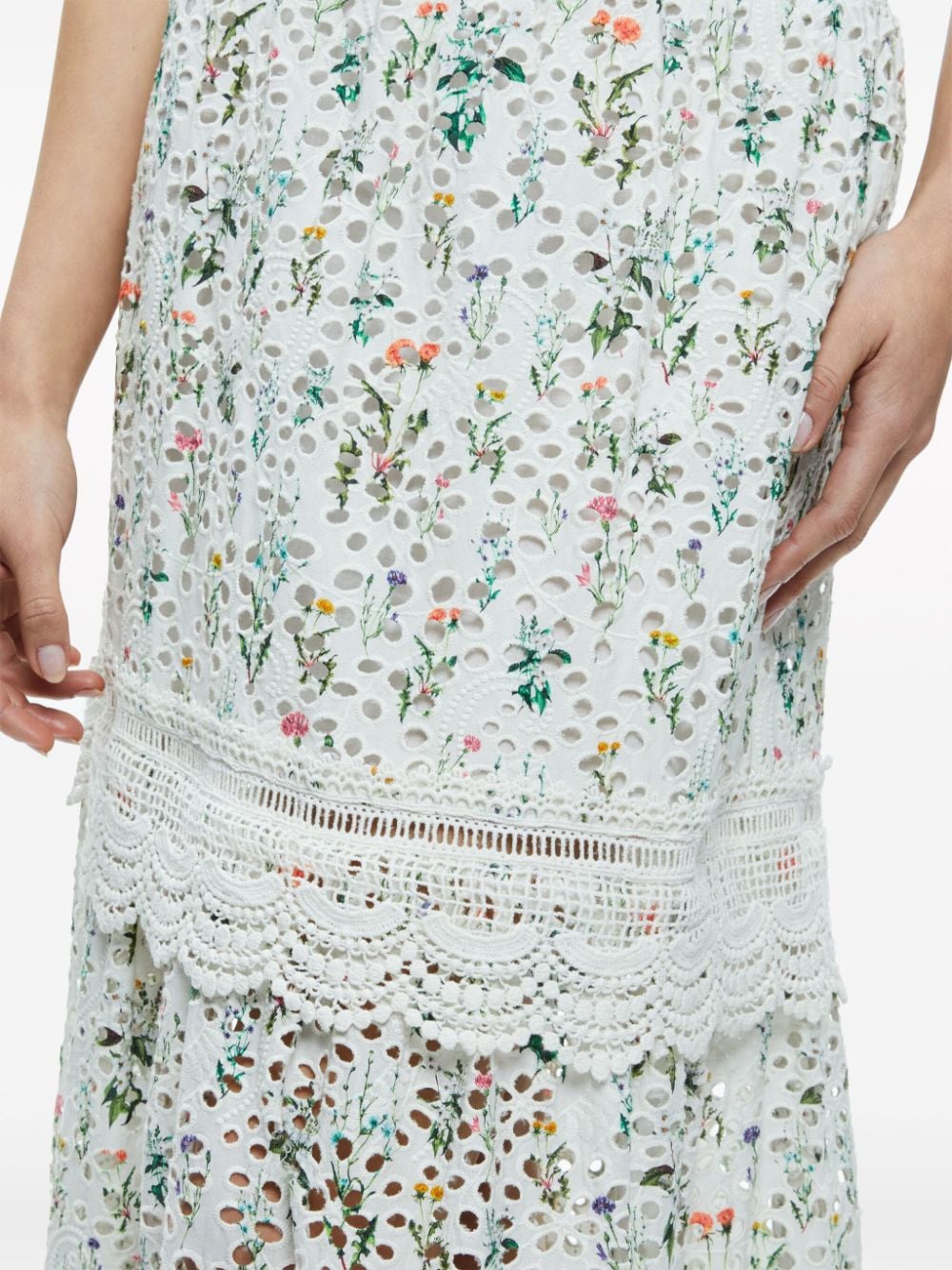 Alice + Olivia Skirts White Cotton