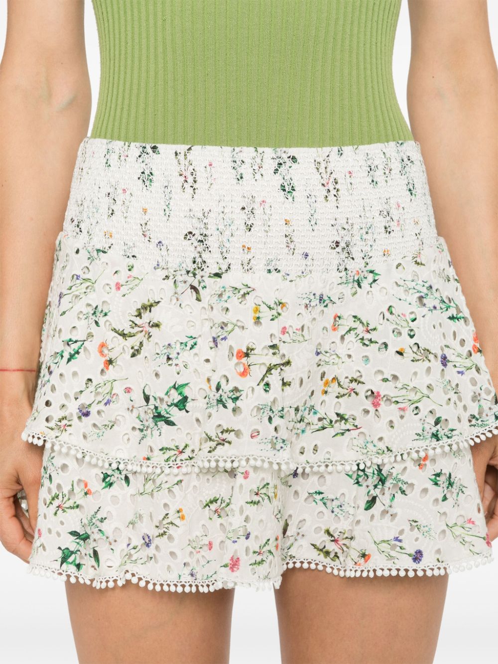Alice + Olivia Skirts White Cotton