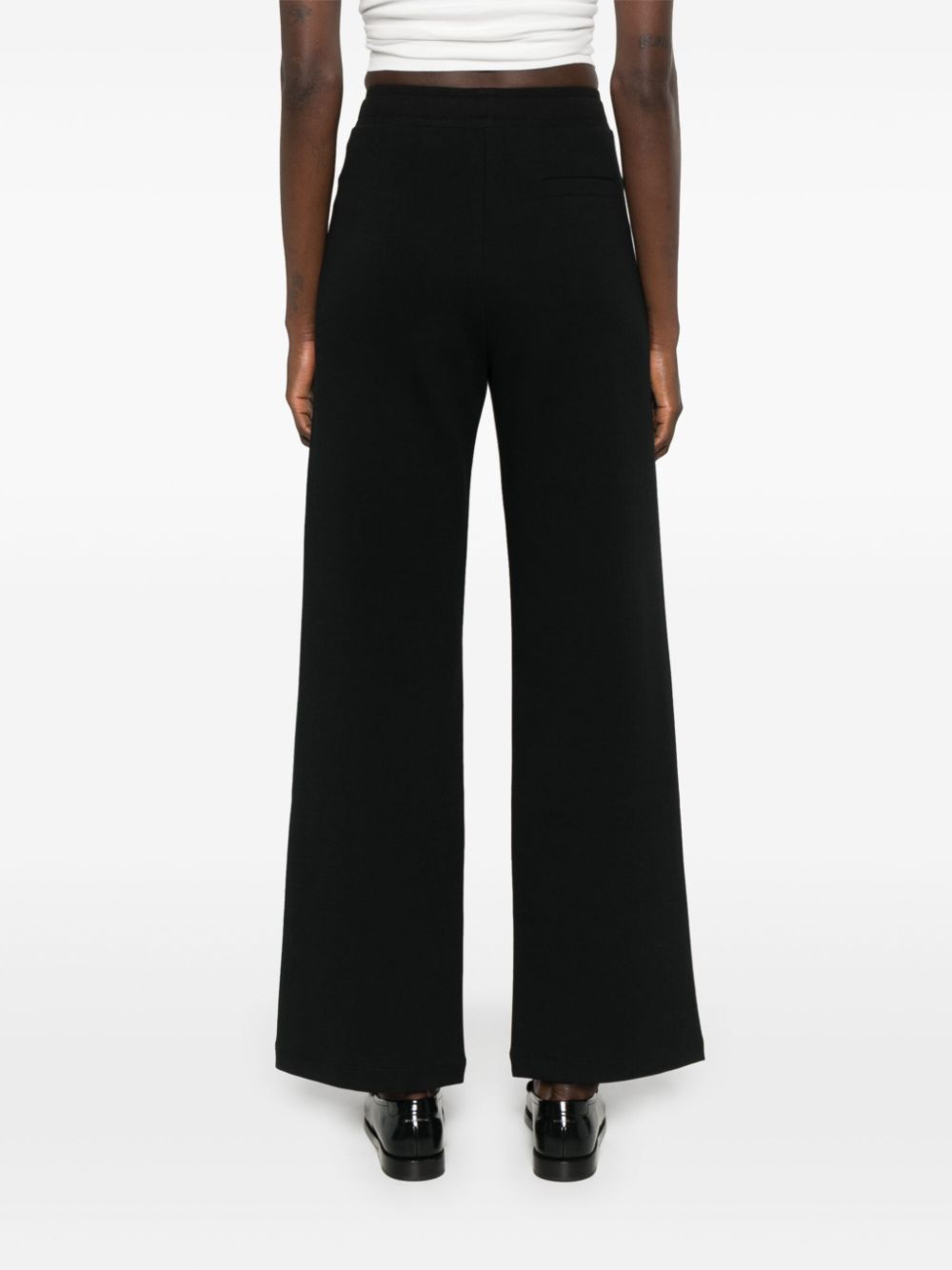S Max Mara Trousers Black Cotton Polyester