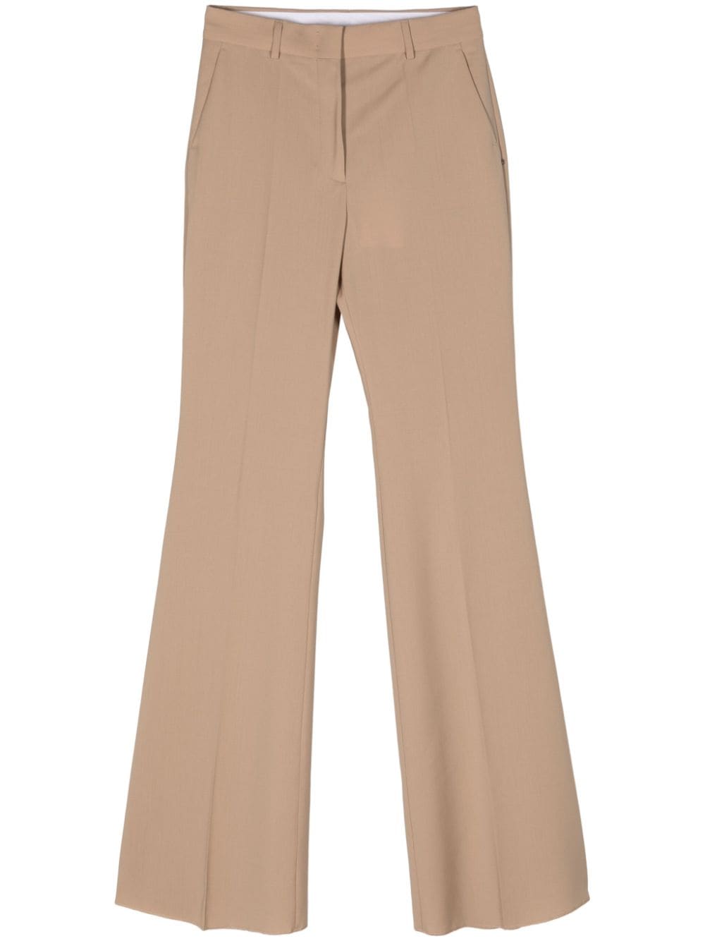 Sportmax Pre Trousers Beige Virgin Wool