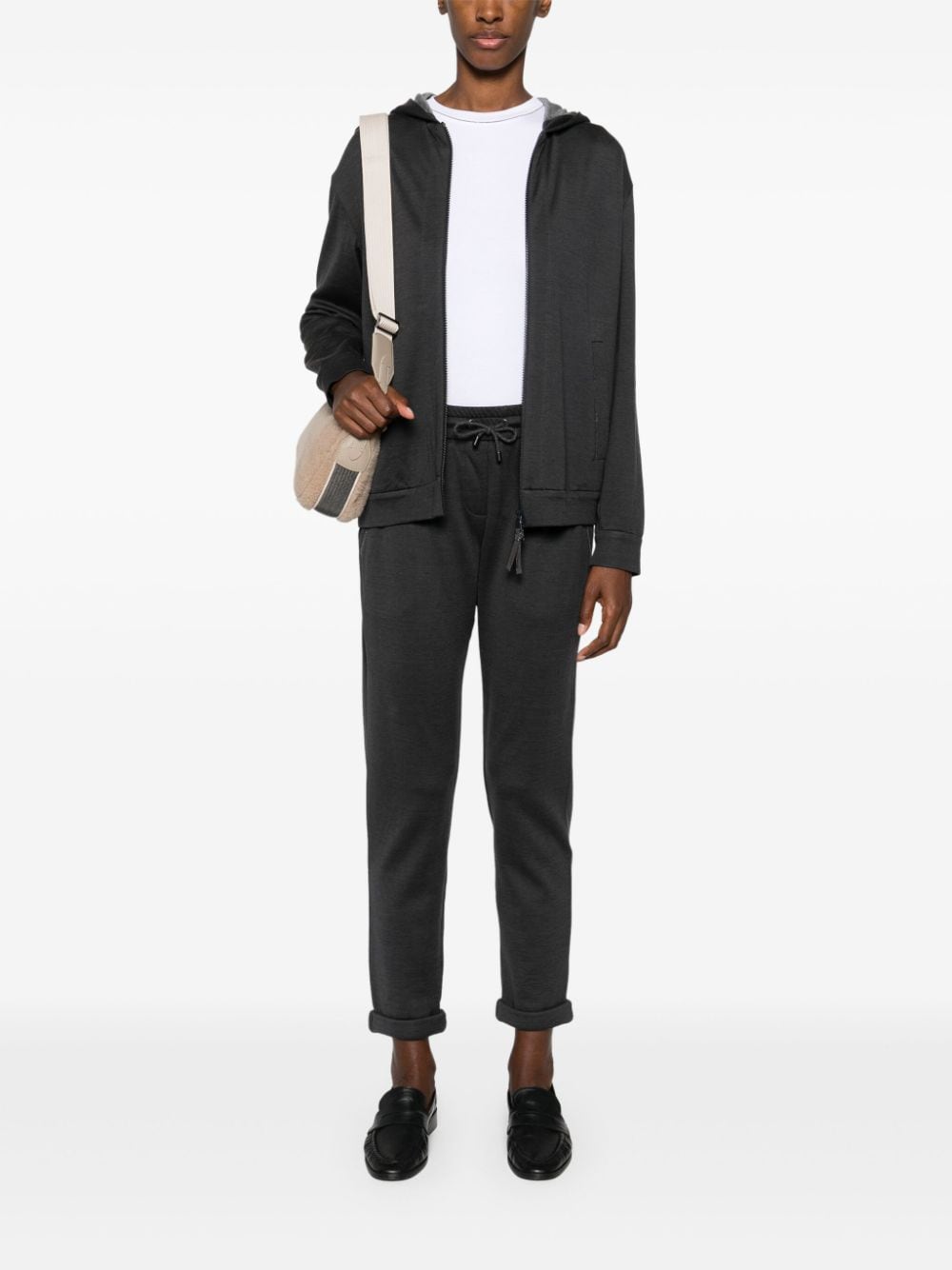 Brunello Cucinelli T-Shirts And Polos Bianco Cotton Elastane