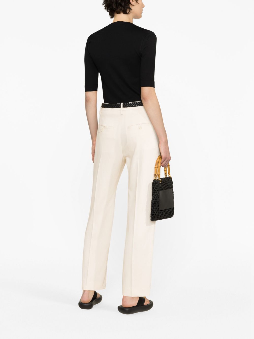 Brunello Cucinelli T-Shirts And Polos Nero Cotton Elastane