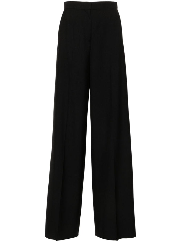 Max Mara Trousers Black Virgin Wool