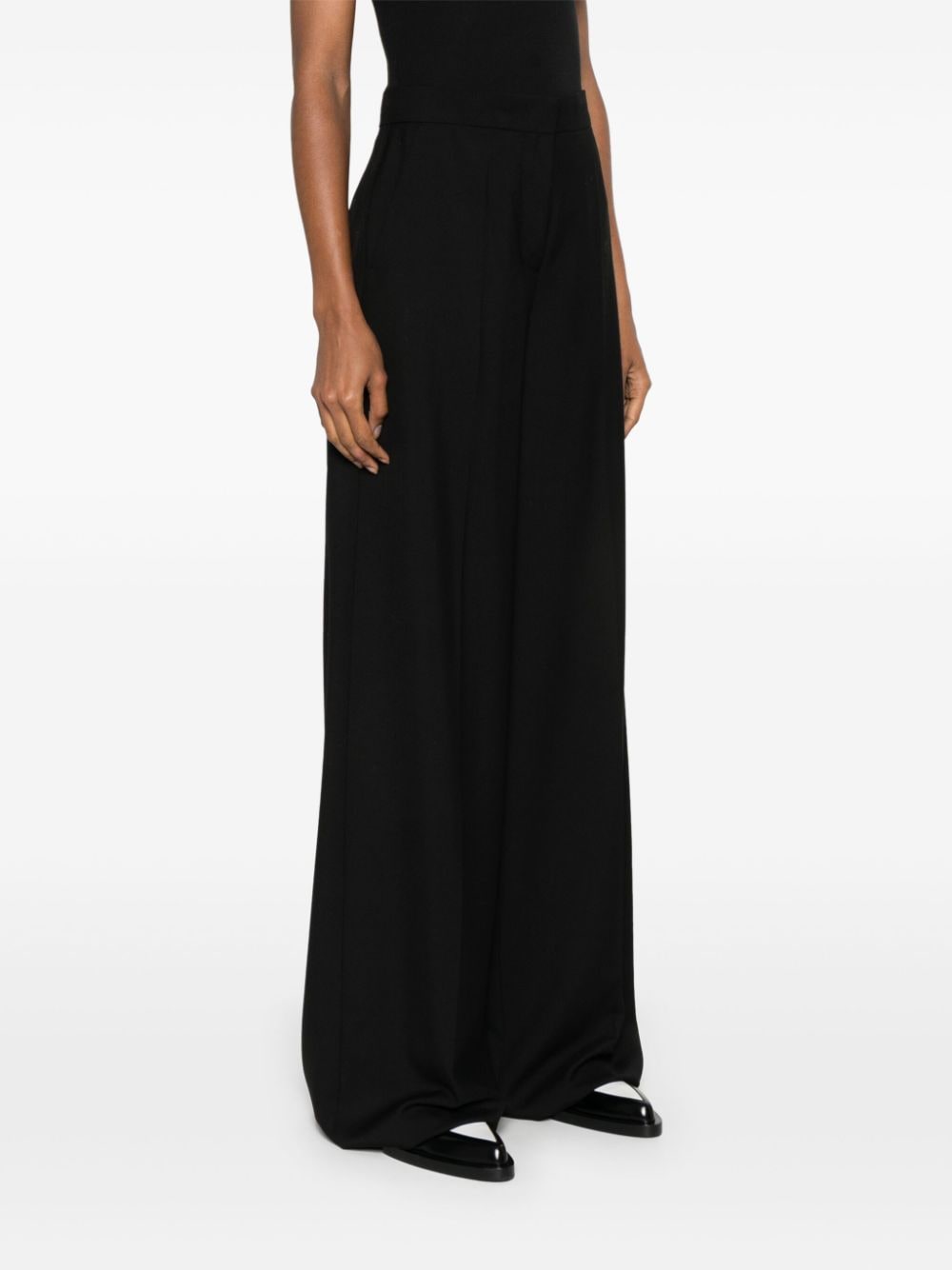 Max Mara Trousers Black Virgin Wool