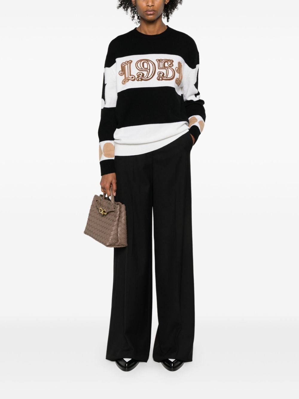 Max Mara Trousers Black Virgin Wool
