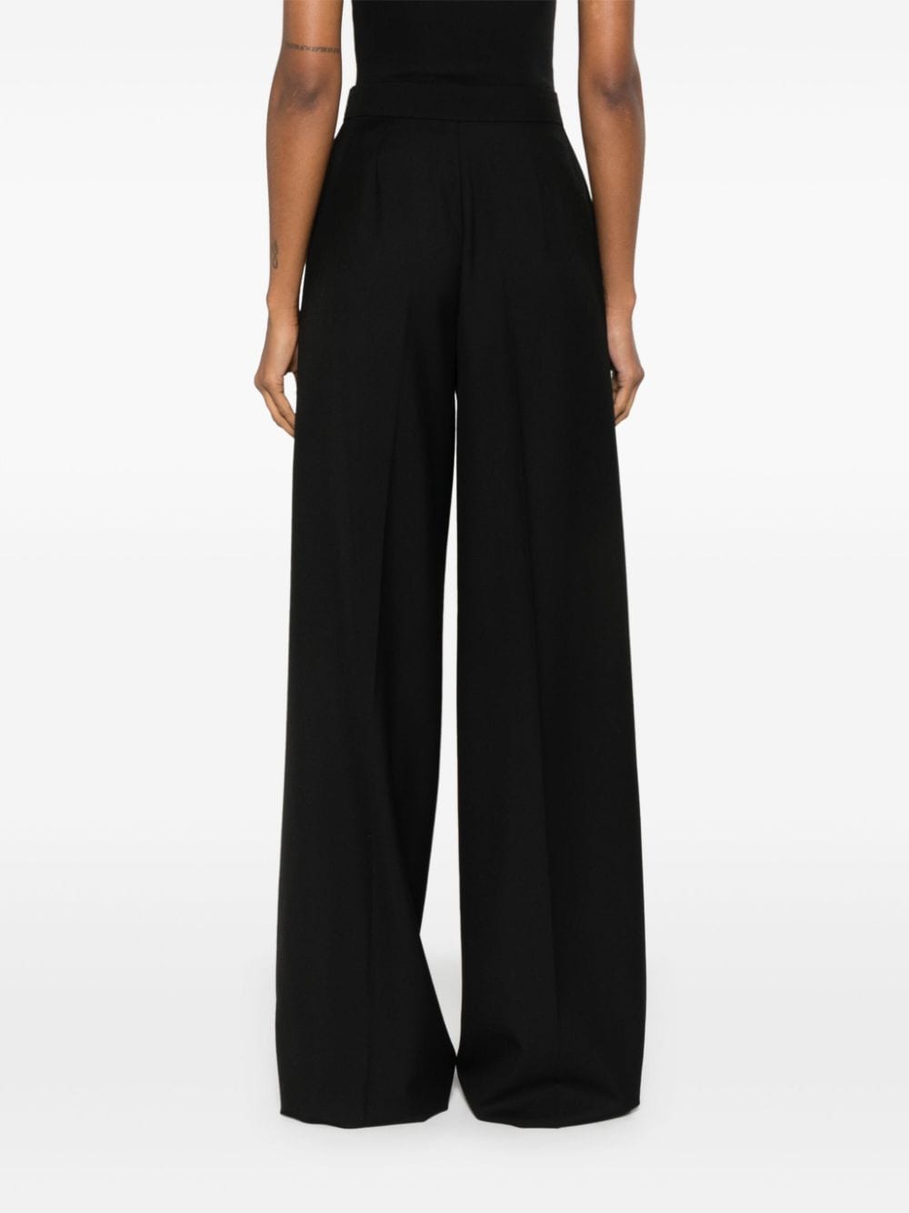 Max Mara Trousers Black Virgin Wool