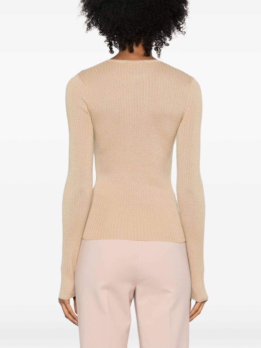 Max Mara Sweaters Beige Silk Cashmere