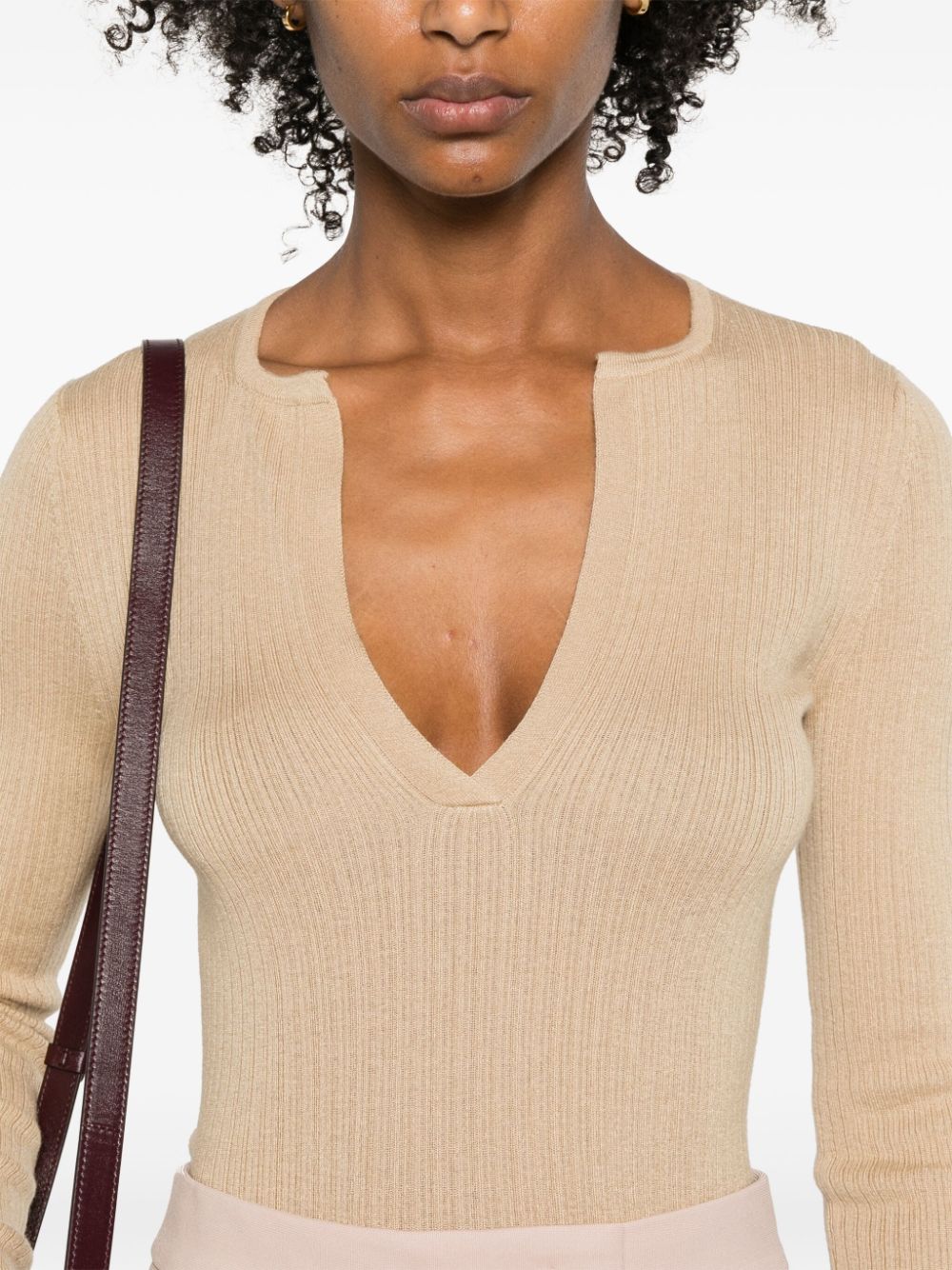 Max Mara Sweaters Beige Silk Cashmere