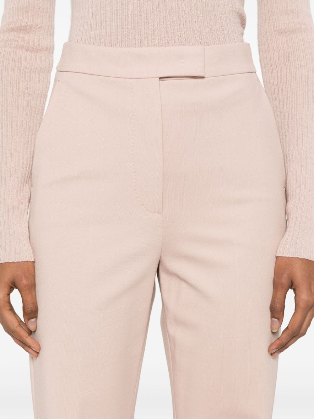 Max Mara Trousers Powder Viscose Polyamide Elastane