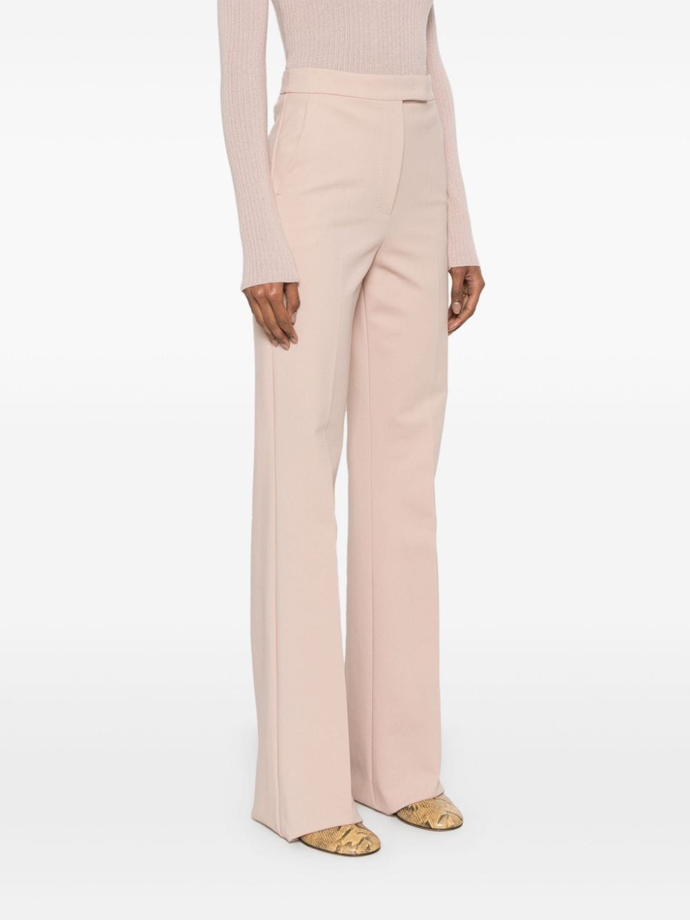 Max Mara Trousers Powder Viscose Polyamide Elastane