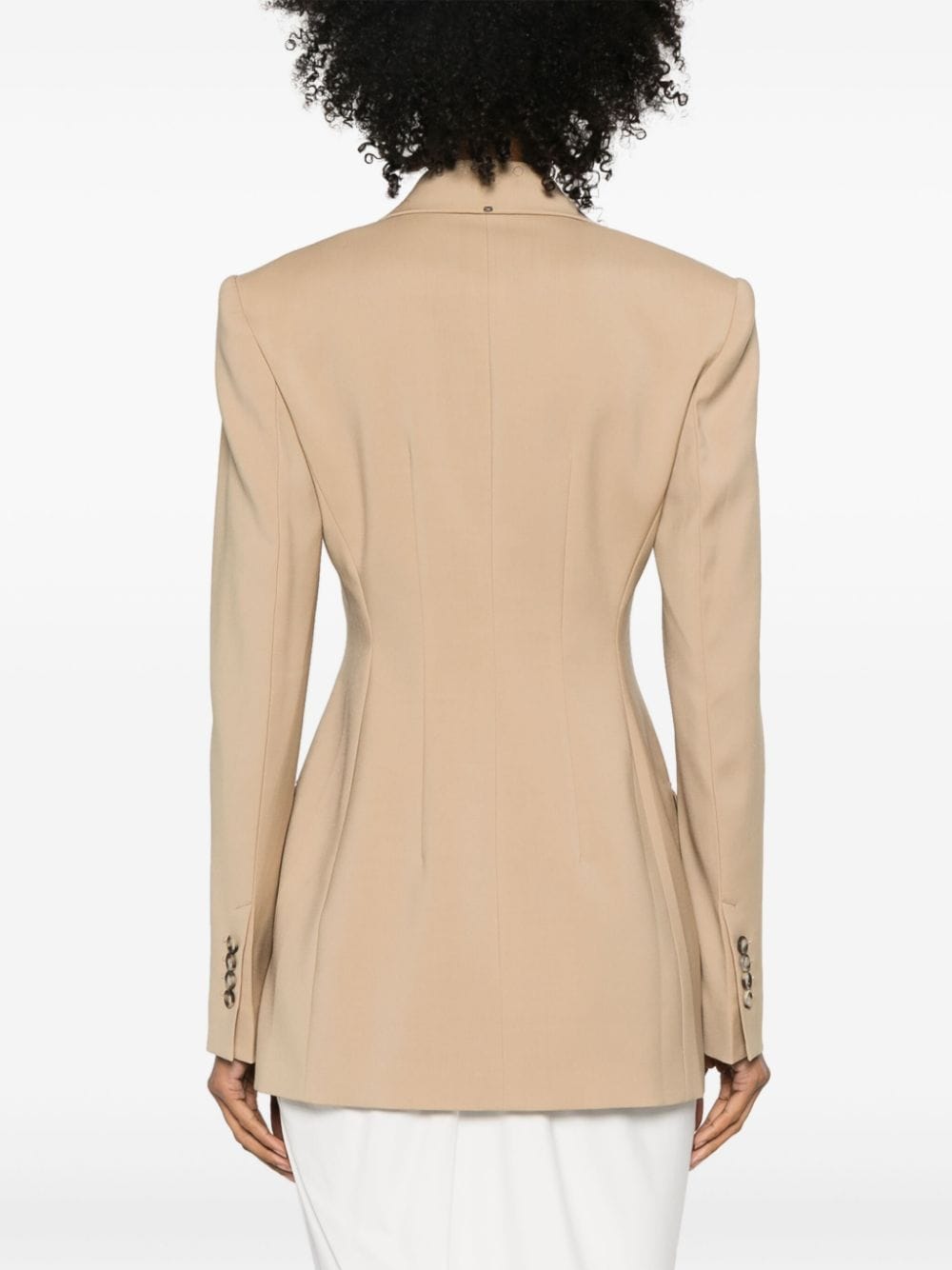 Sportmax Pre Jackets Beige Virgin Wool