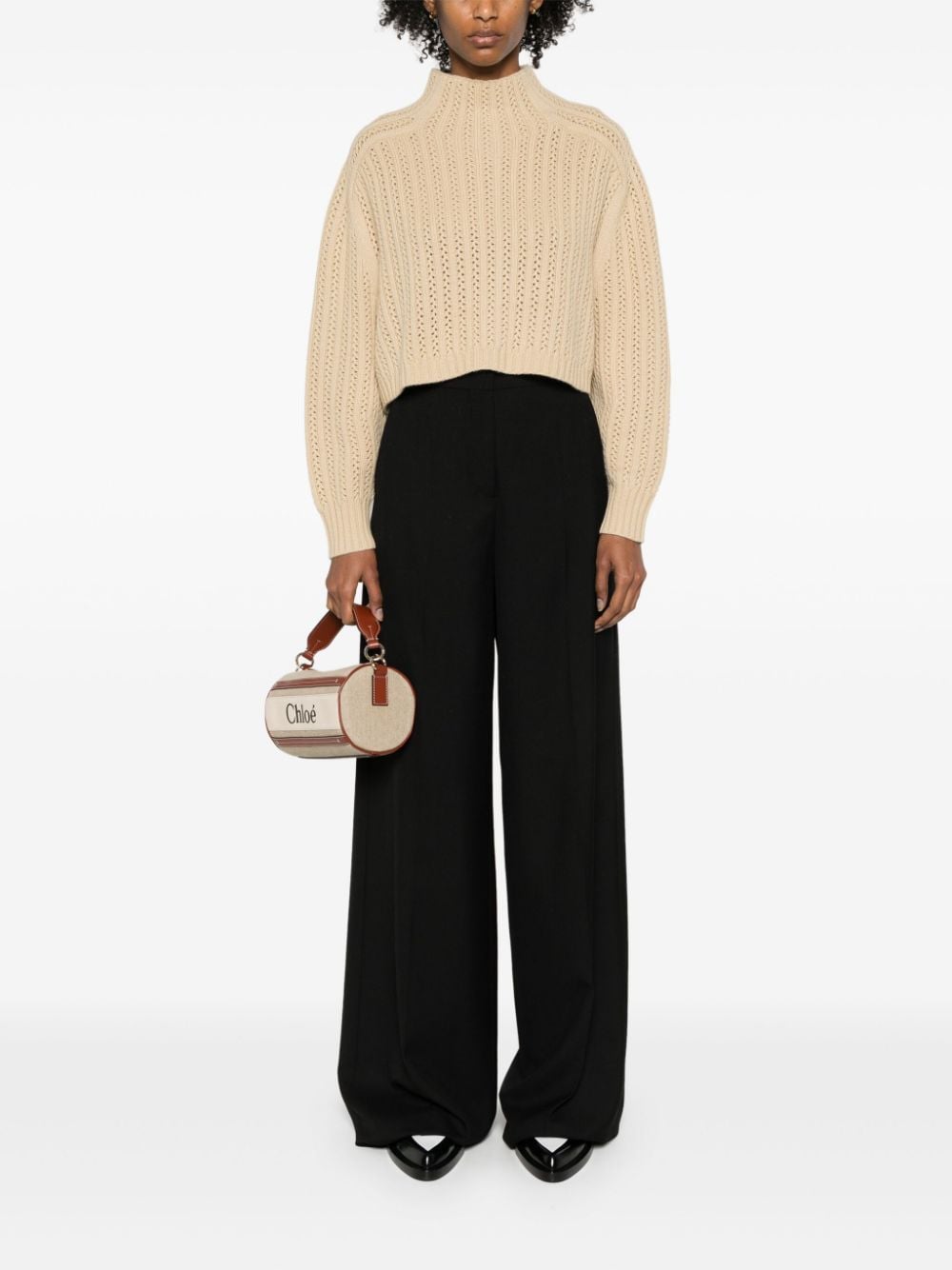 Max Mara Sweaters Beige Wool Cashmere