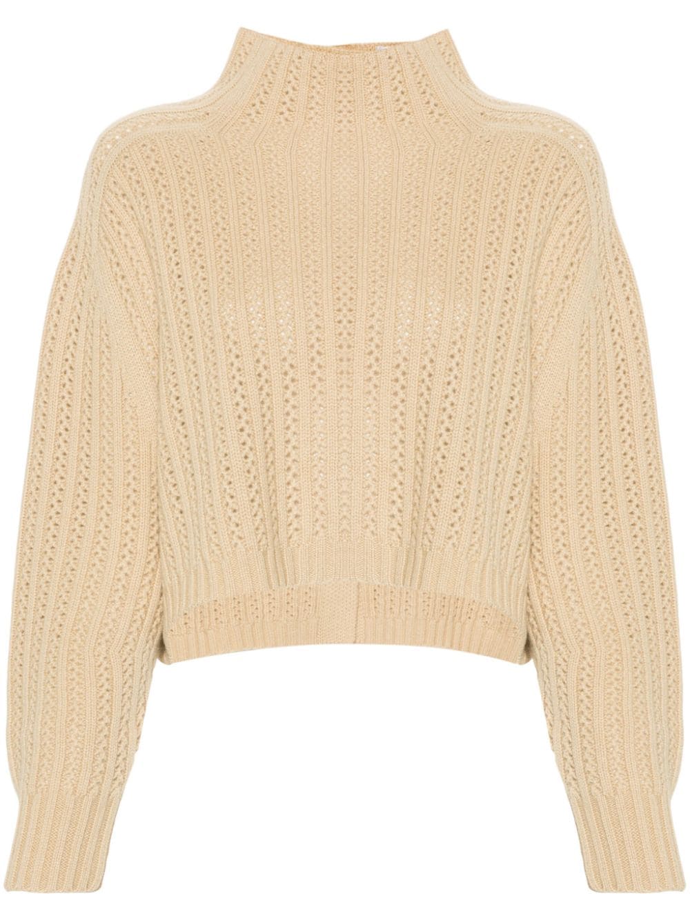 Max Mara Sweaters Beige Wool Cashmere