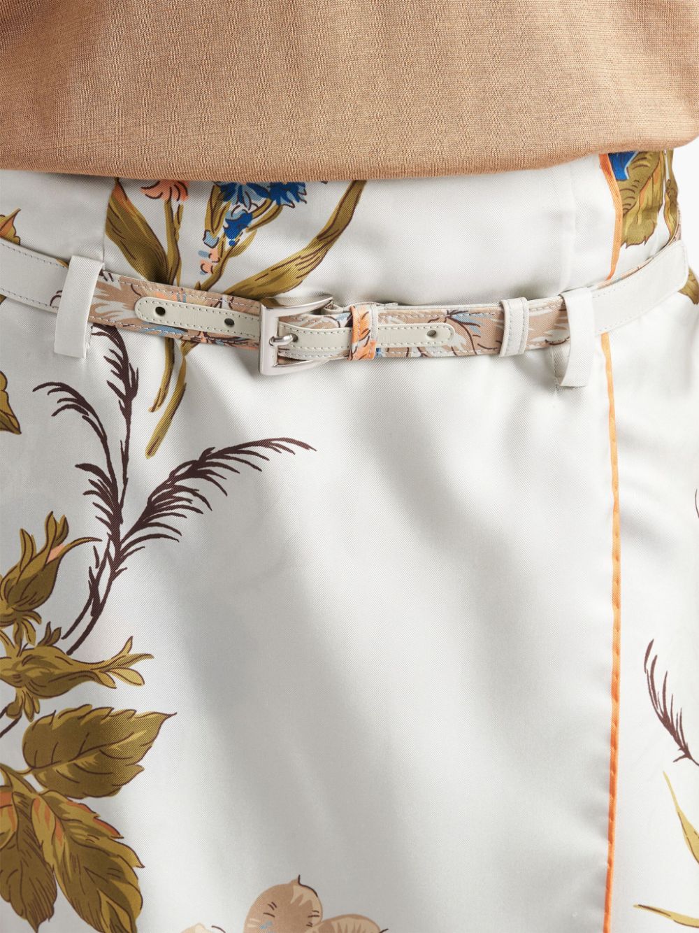 Prada Skirts Clear Blue Silk
