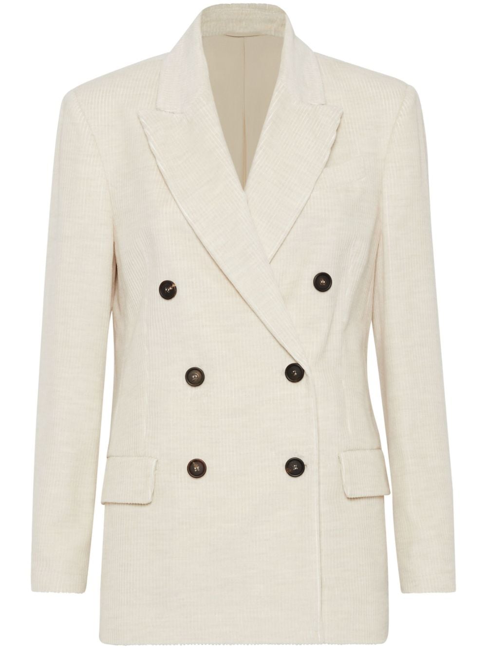 Brunello Cucinelli Jackets Avorio Viscose Cotton