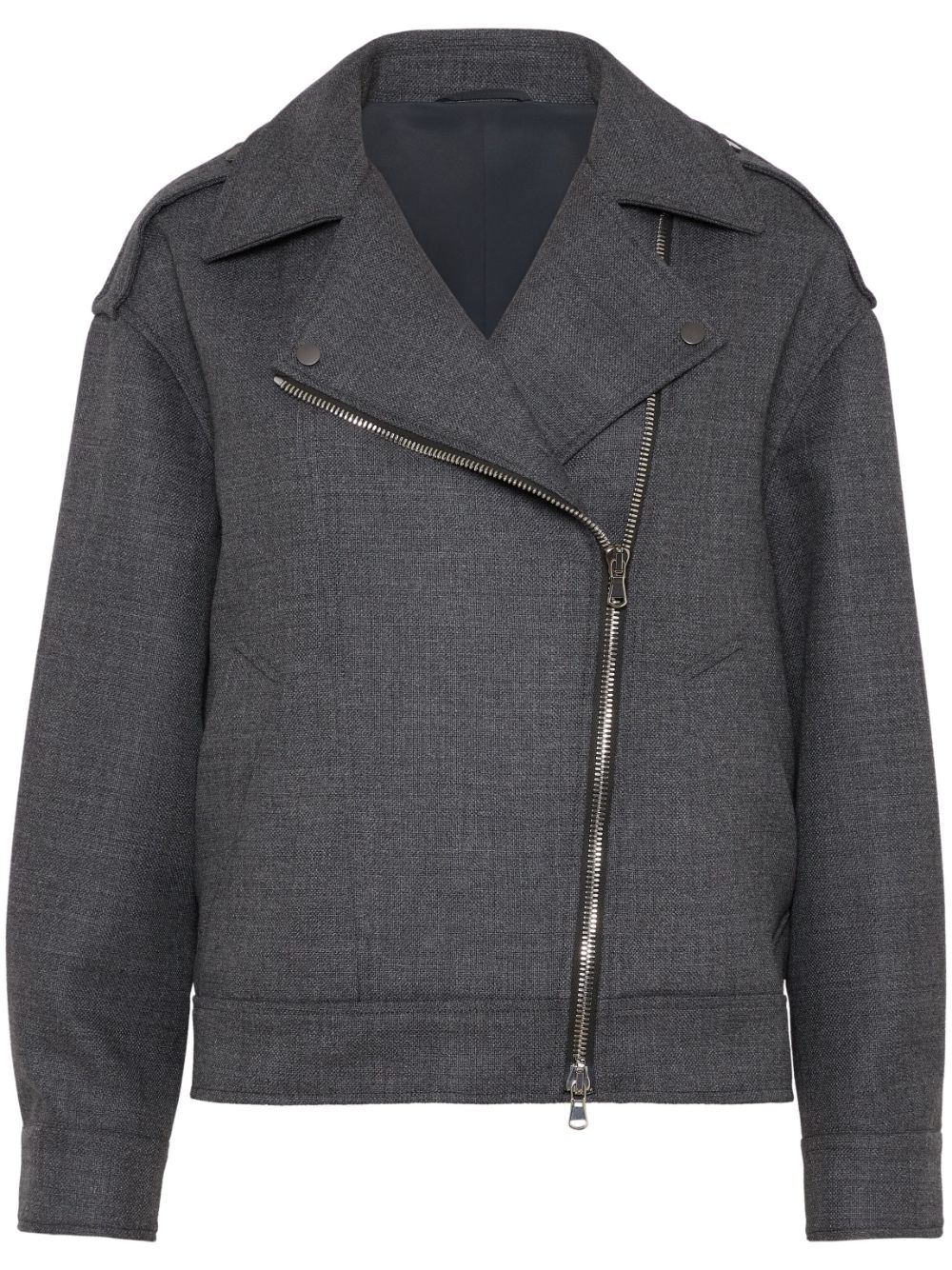 Brunello Cucinelli Jackets Grigio Scuro Virgin Wool