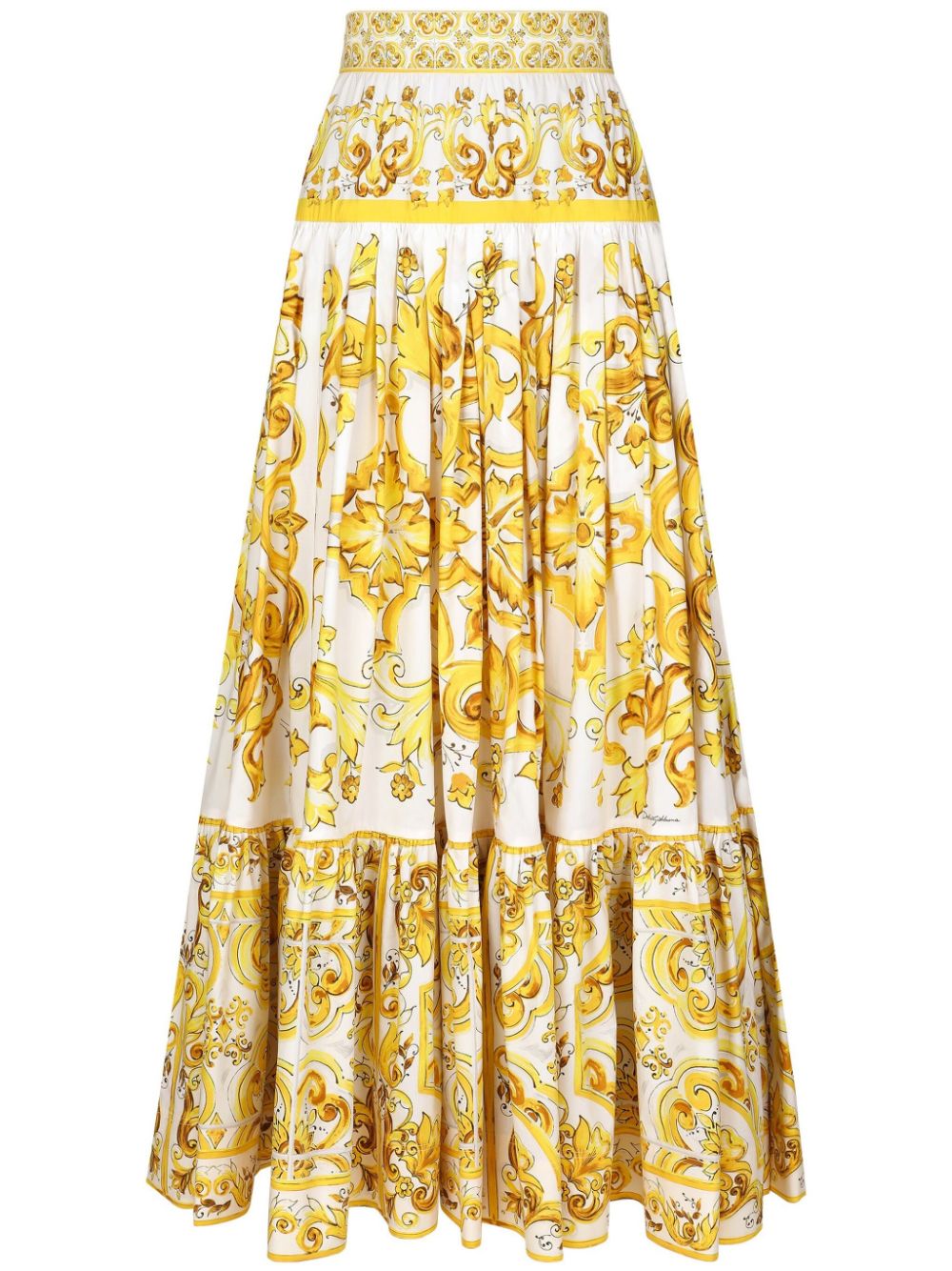 Dolce & Gabbana Skirts Yellow Cotton