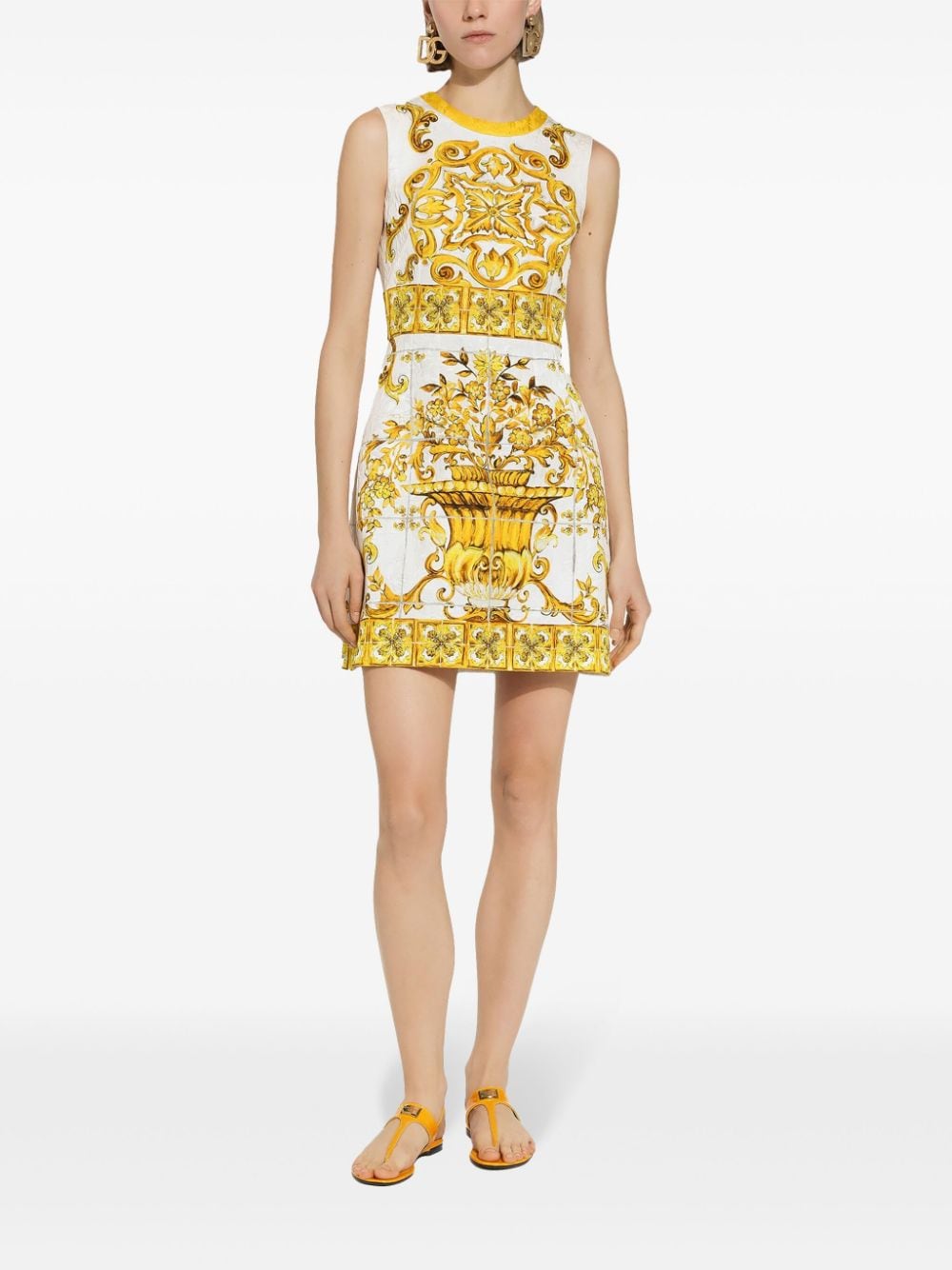 Dolce & Gabbana Dresses Yellow Silk