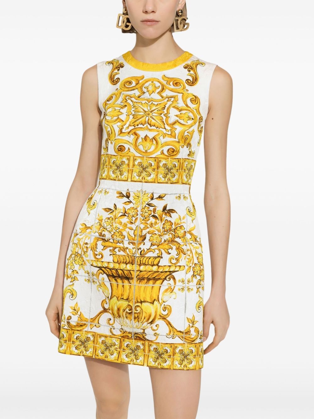 Dolce & Gabbana Dresses Yellow Silk