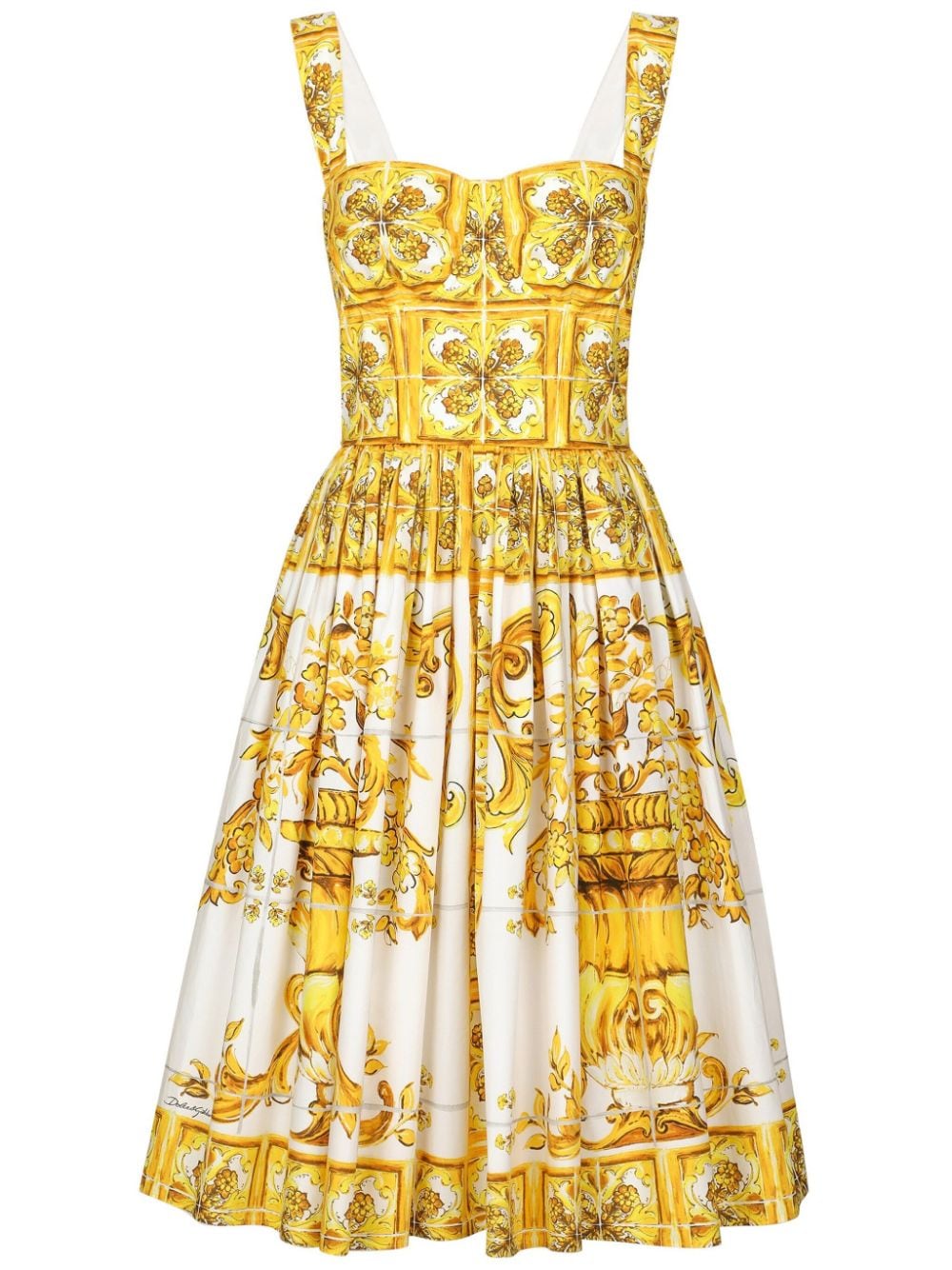 Dolce & Gabbana Dresses Yellow Cotton