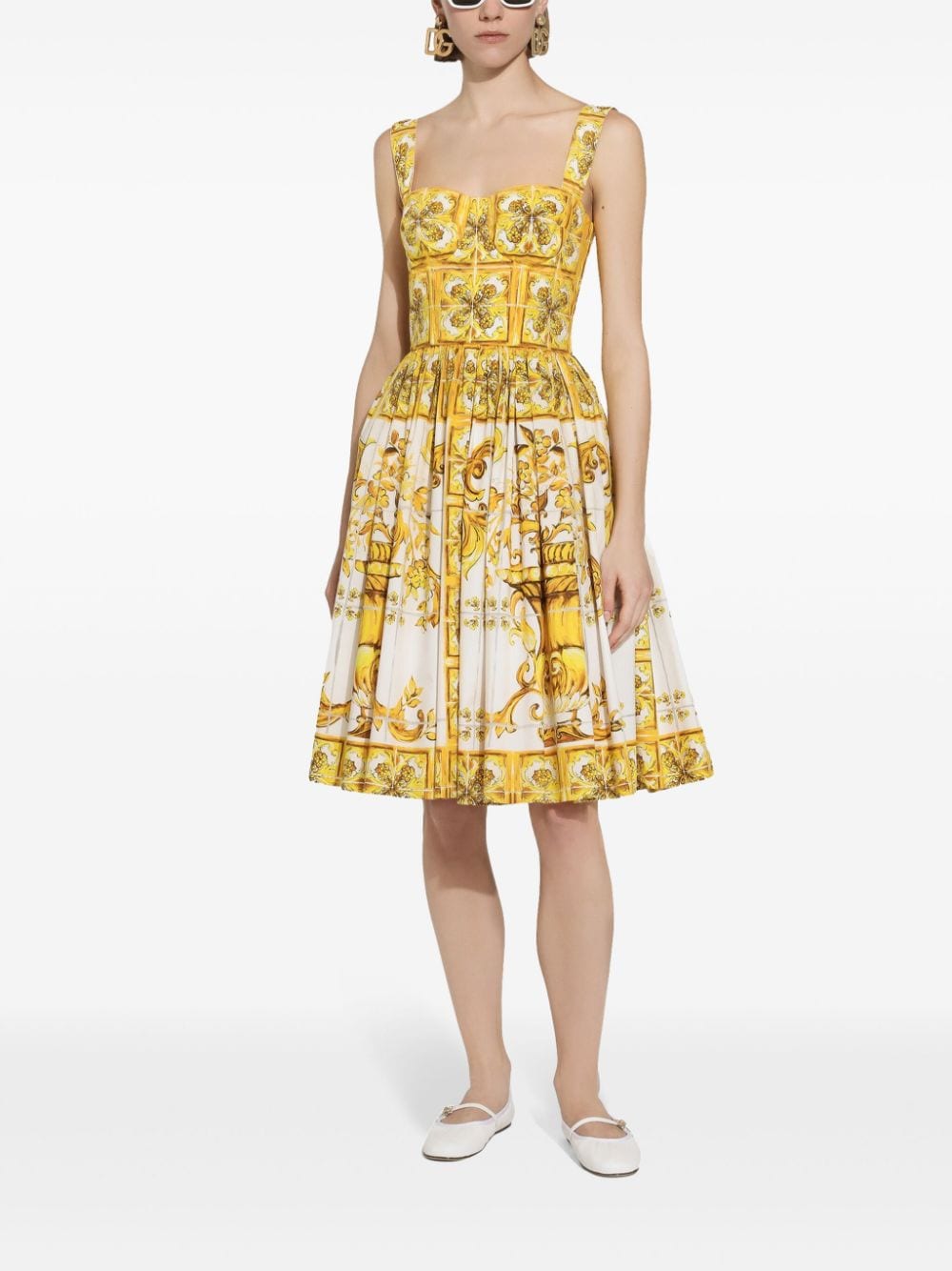 Dolce & Gabbana Dresses Yellow Cotton