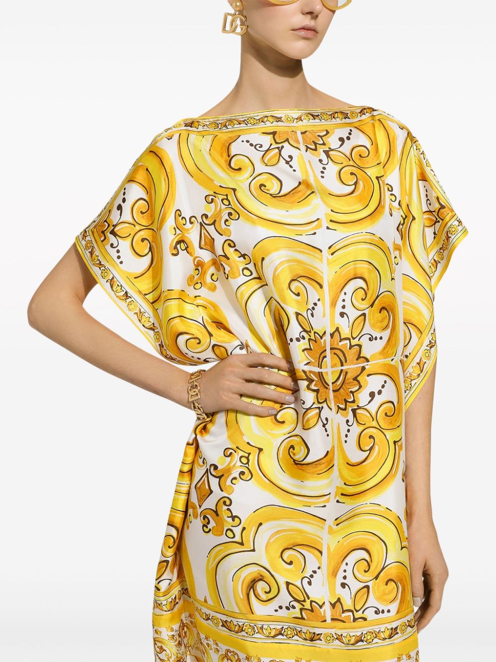 Dolce & Gabbana Dresses Yellow Silk