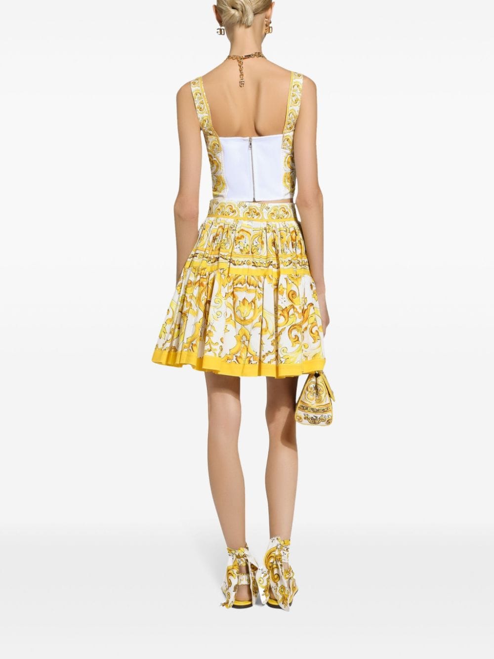 Dolce & Gabbana Top Yellow Cotton