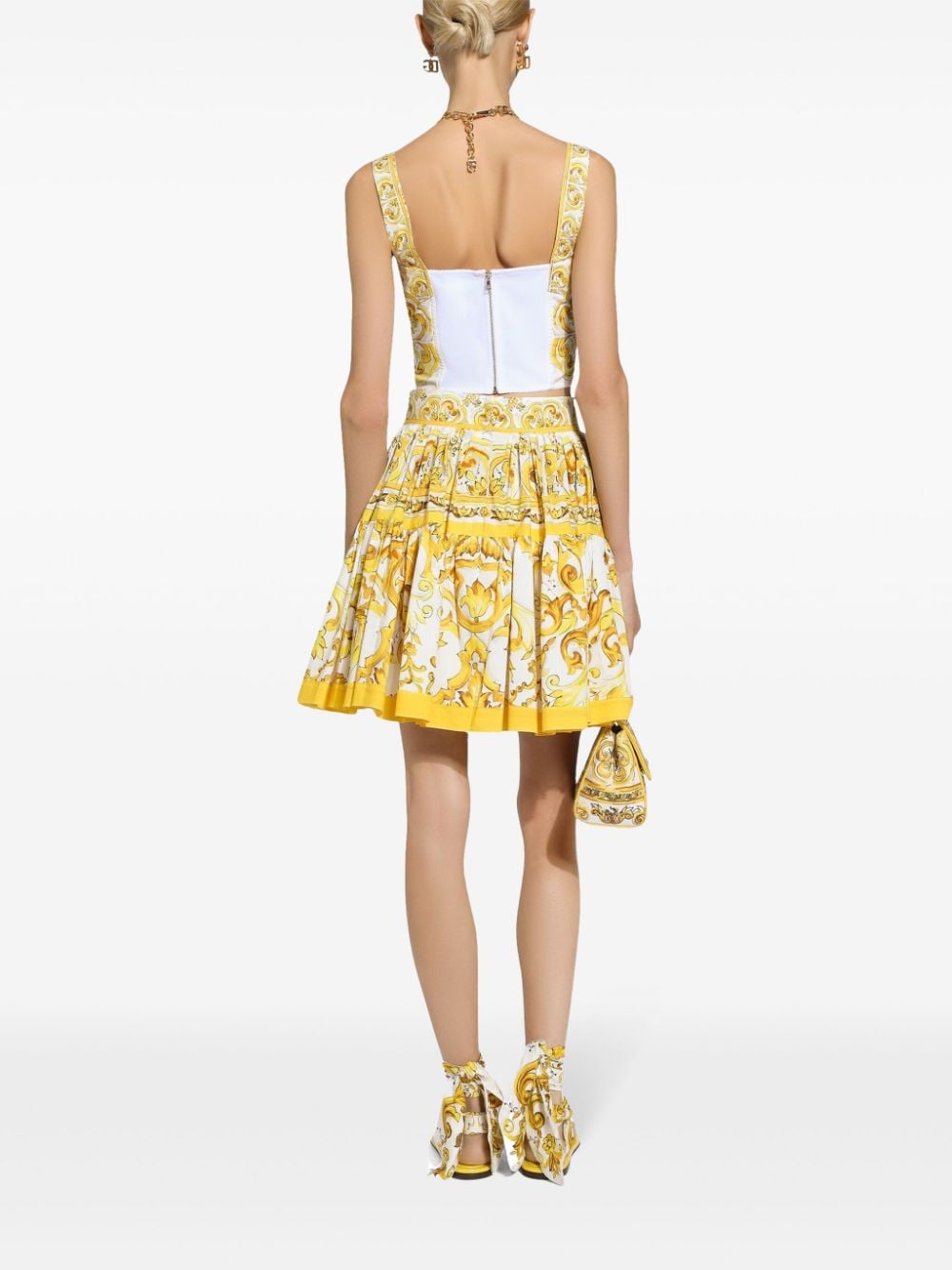 Dolce & Gabbana Skirts Yellow Cotton