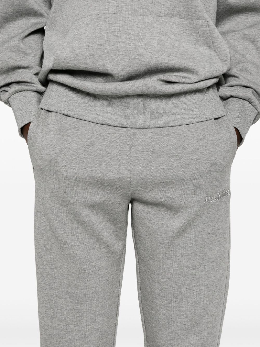 S Max Mara Trousers Grey Cotton Polyester
