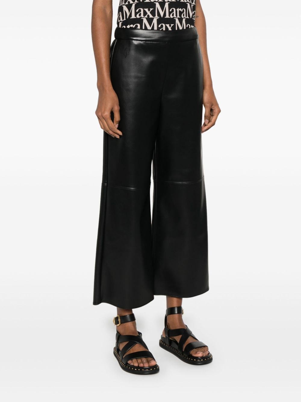 S Max Mara Trousers Black Polyester