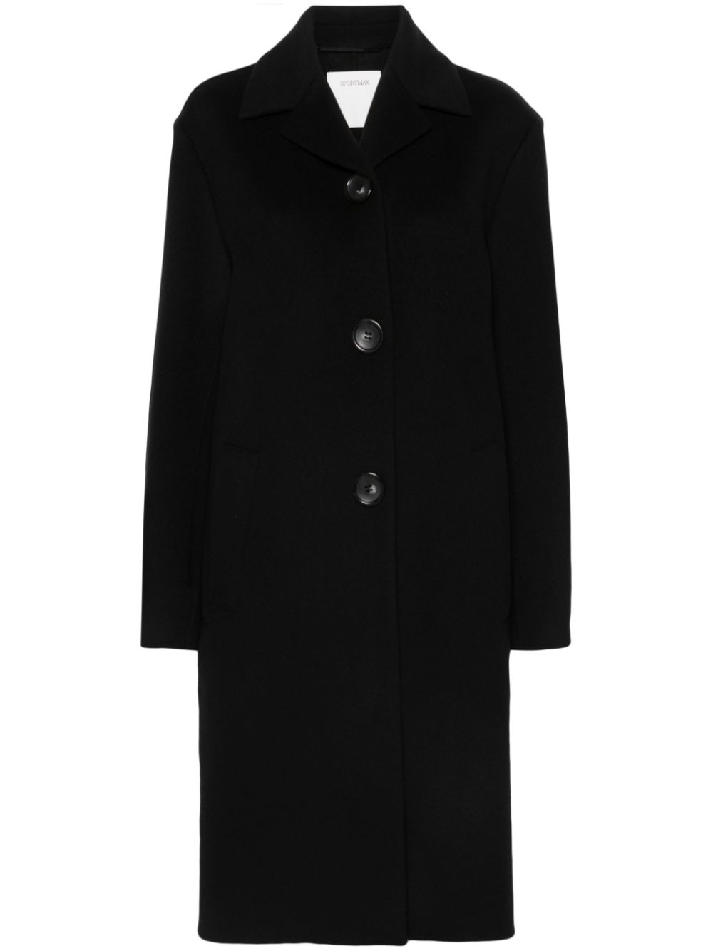 Sportmax Pre Coats Black Virgin Wool