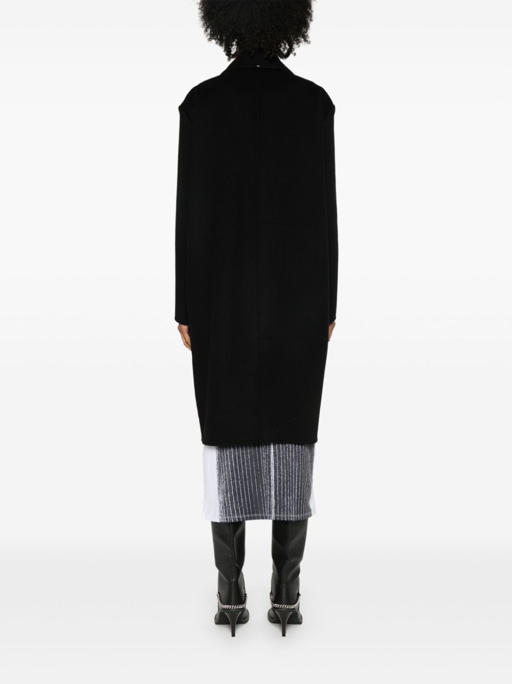 Sportmax Pre Coats Black Virgin Wool