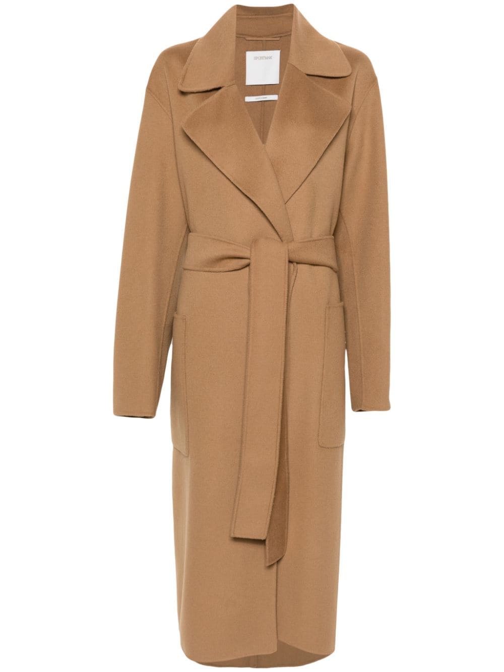 Sportmax Pre Coats Camel Virgin Wool
