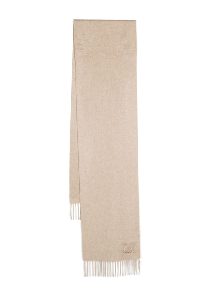 Max Mara Scarfs Beige Cashmere