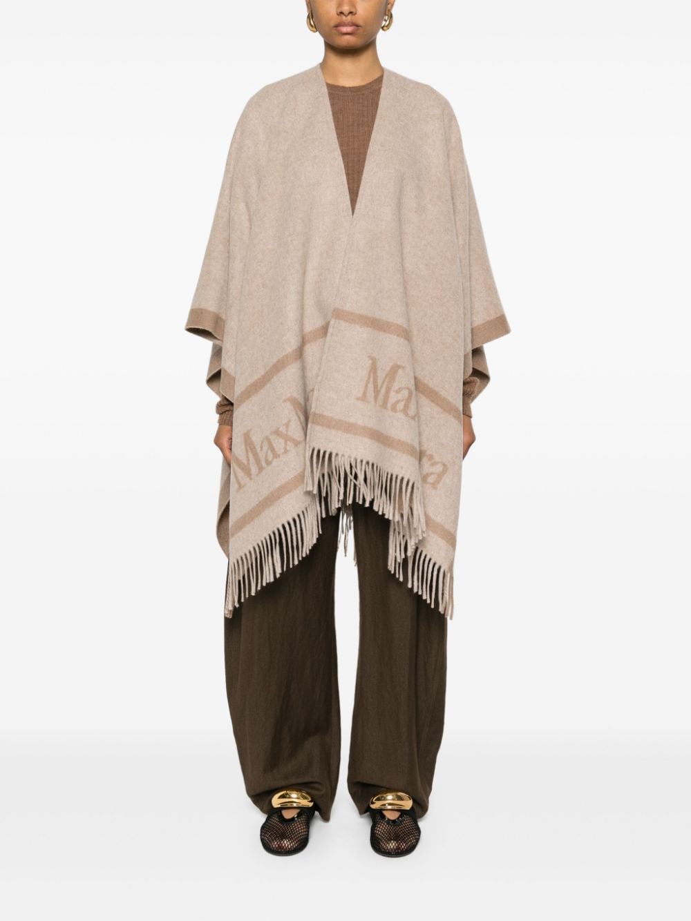Max Mara Jackets Beige Wool