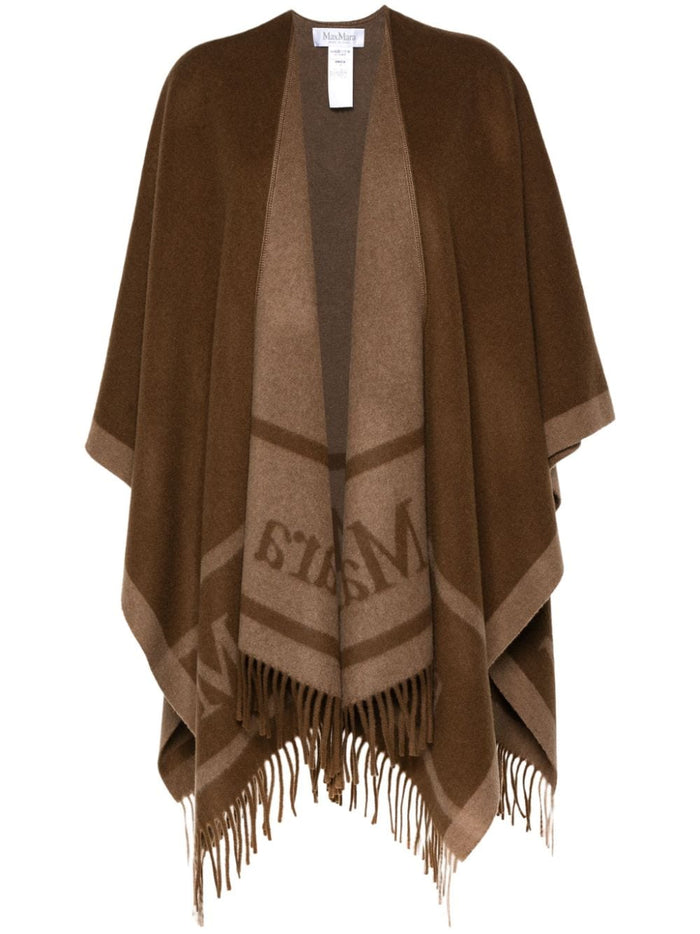 Max Mara Jackets Leather Brown Wool
