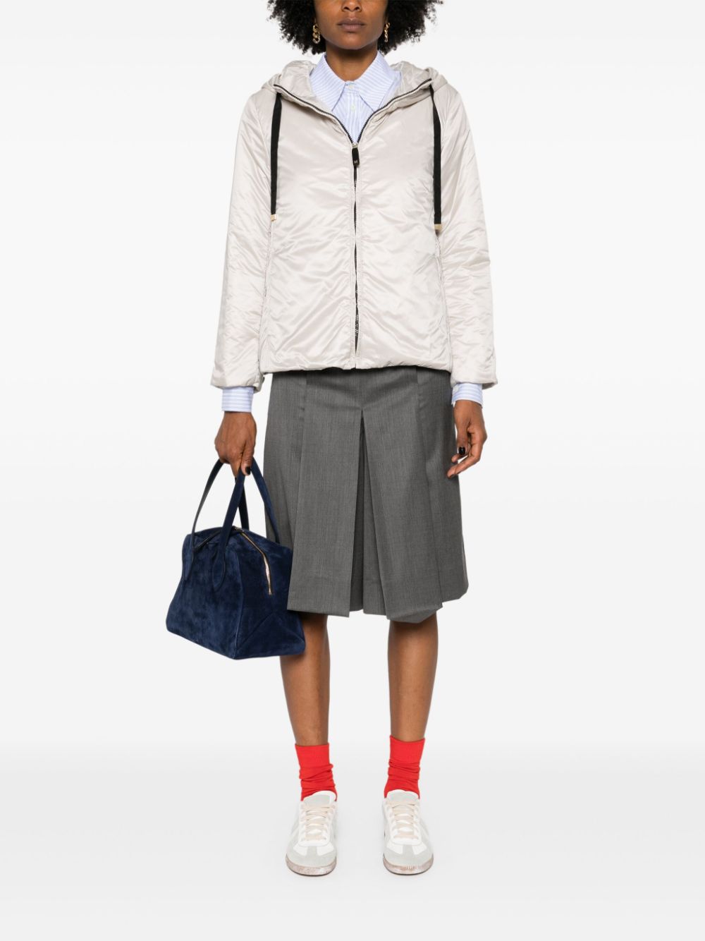 Max Mara The Cube Coats White Polyester