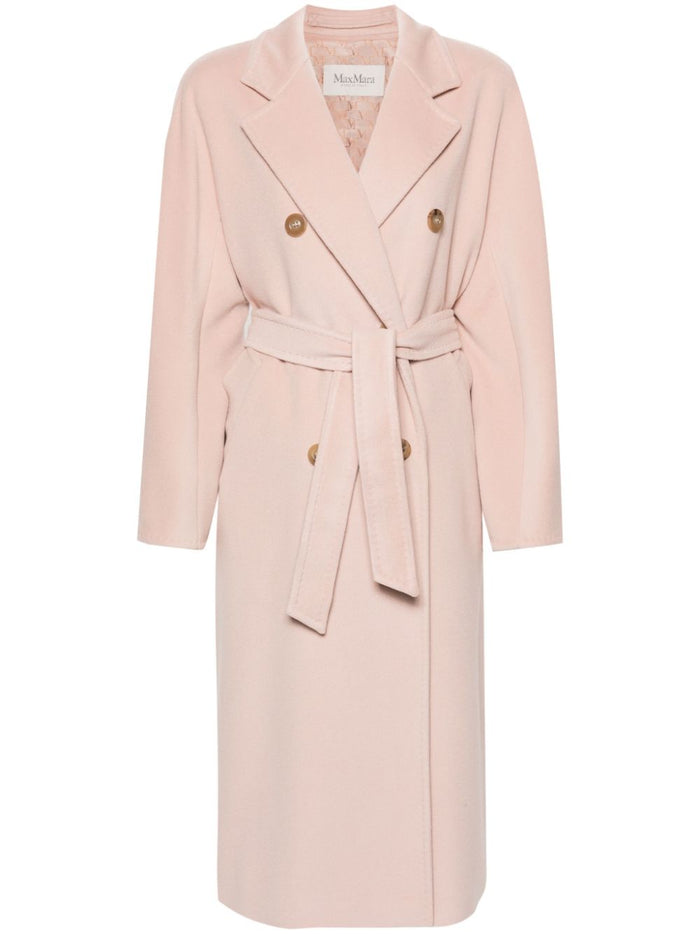 Max Mara Coats Powder Virgin Wool Cashmere