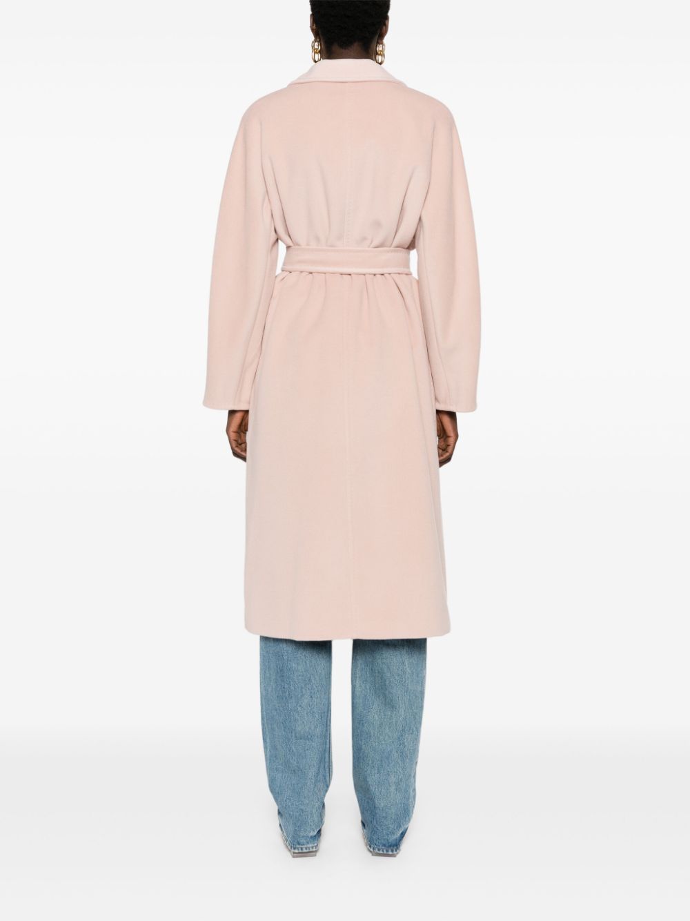 Max Mara Coats Powder Virgin Wool Cashmere