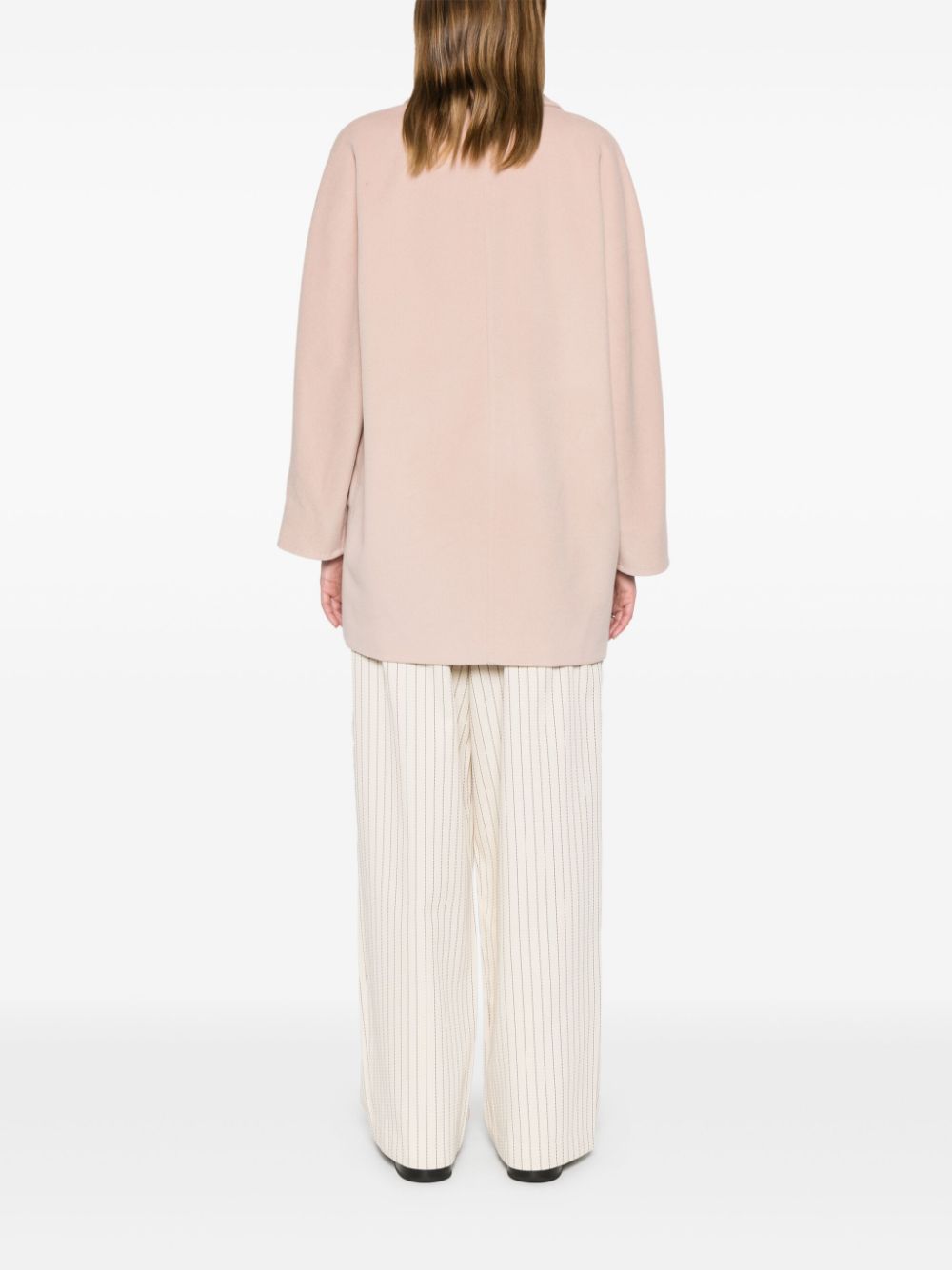 Max Mara Coats Powder Virgin Wool Cashmere