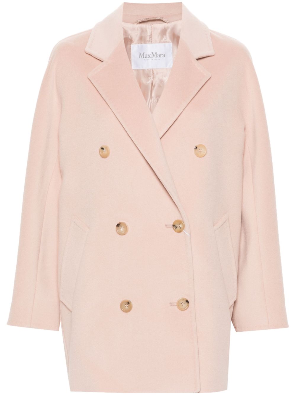 Max Mara Coats Powder Virgin Wool Cashmere