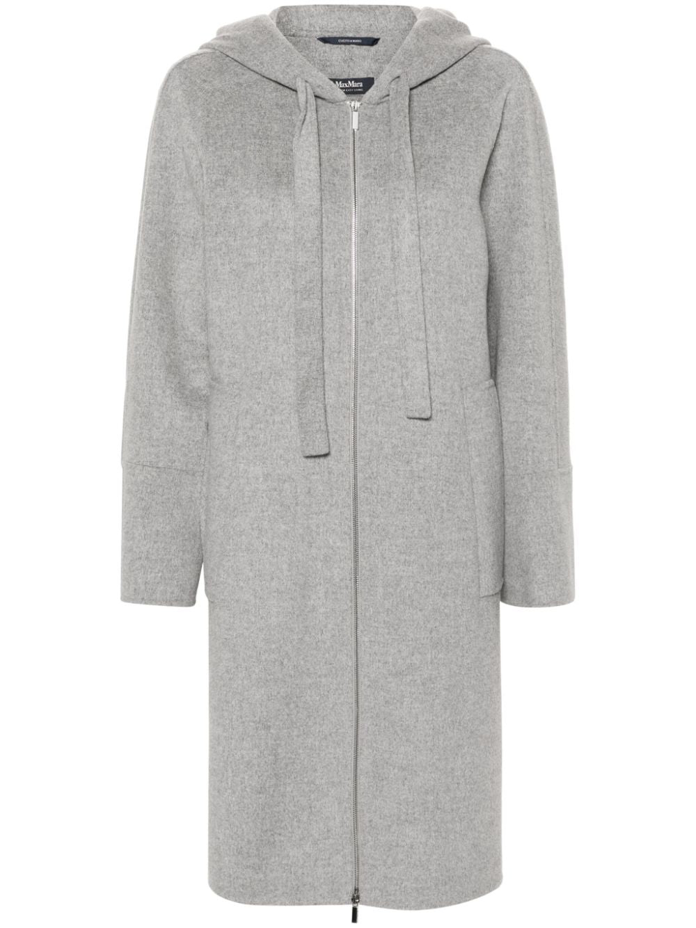 S Max Mara Coats Grey Virgin Wool