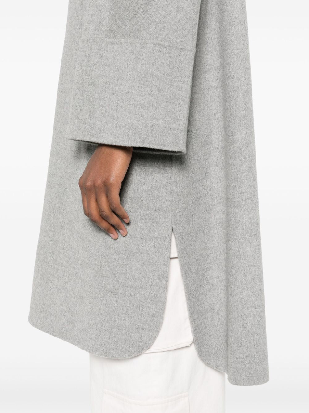 S Max Mara Coats Grey Virgin Wool