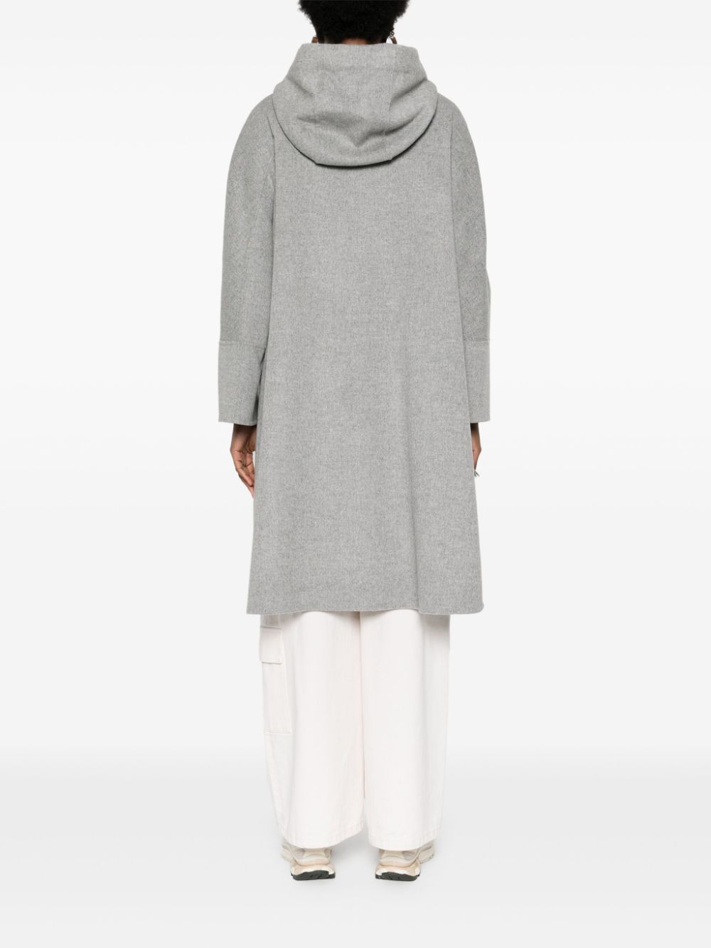 S Max Mara Coats Grey Virgin Wool