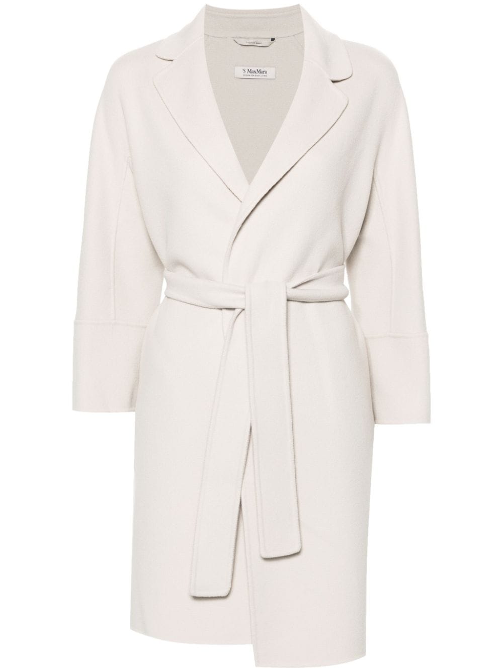 S Max Mara Coats Grey Virgin Wool