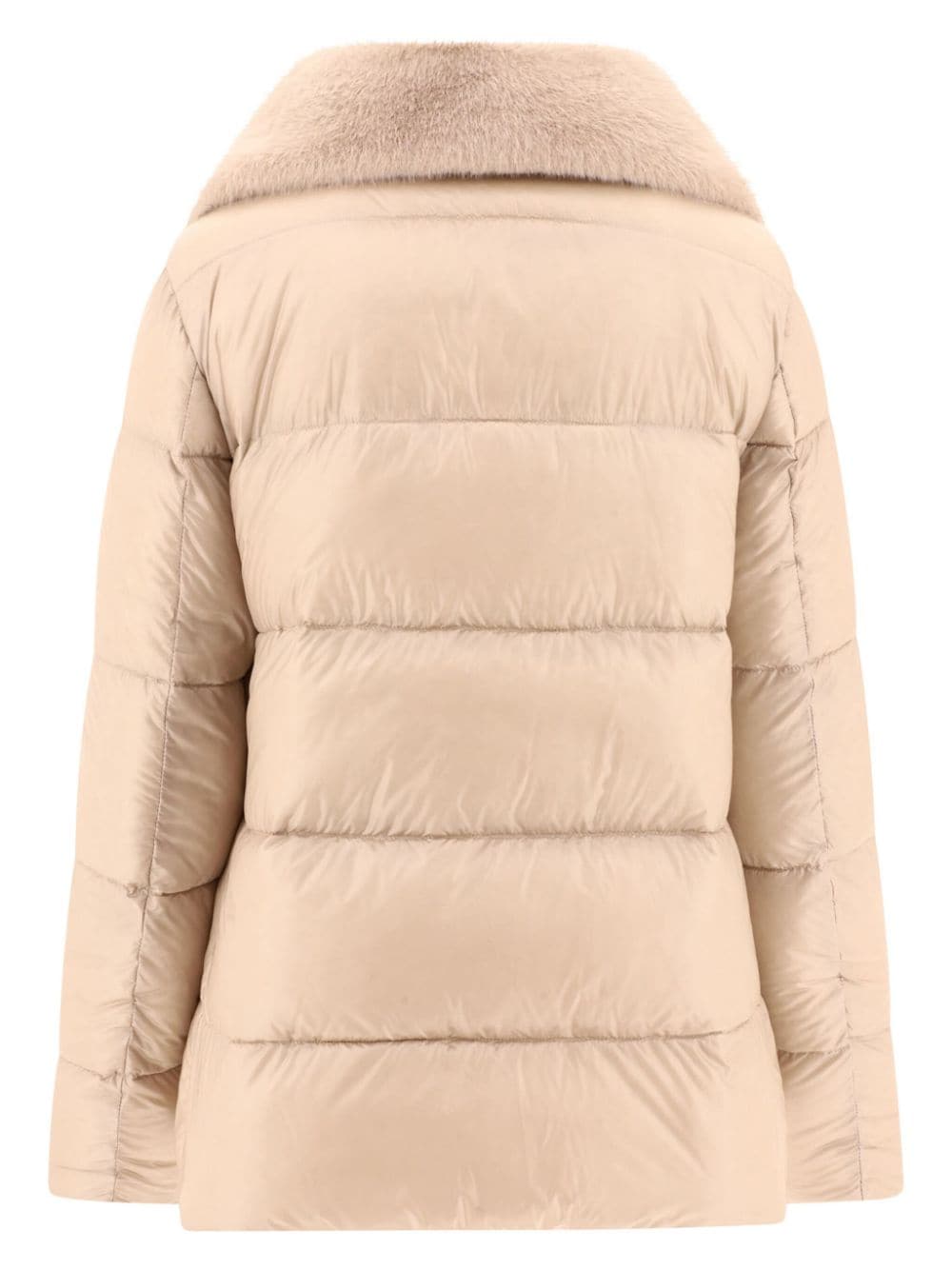 Herno Coats Beige Polyamide