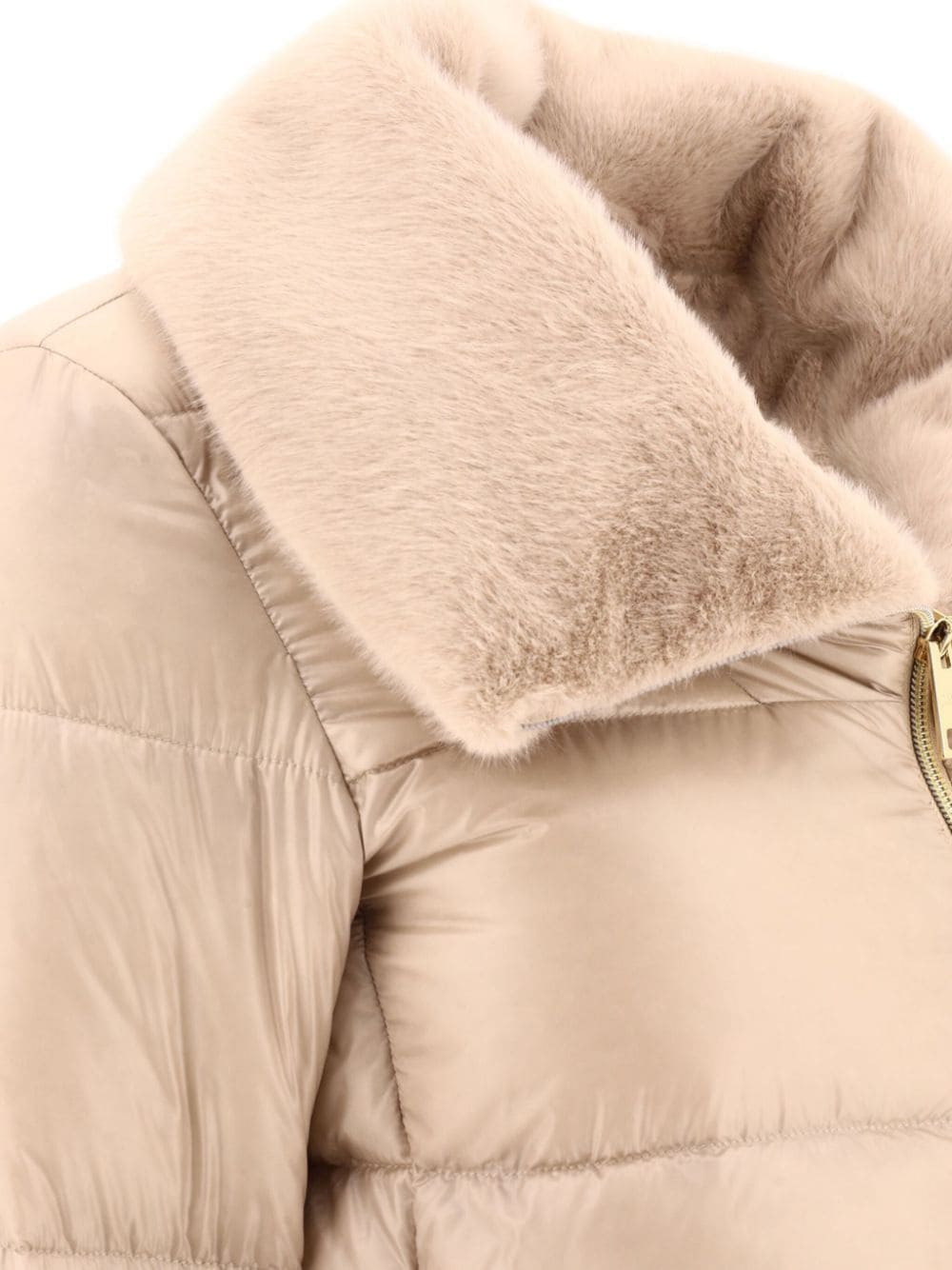 Herno Coats Beige Polyamide