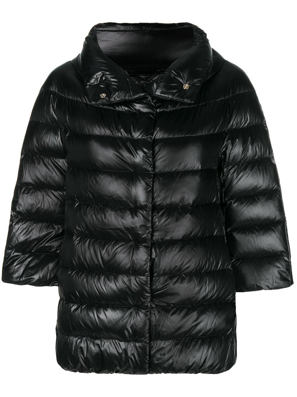 Herno Coats Black Lining: Feather Down
