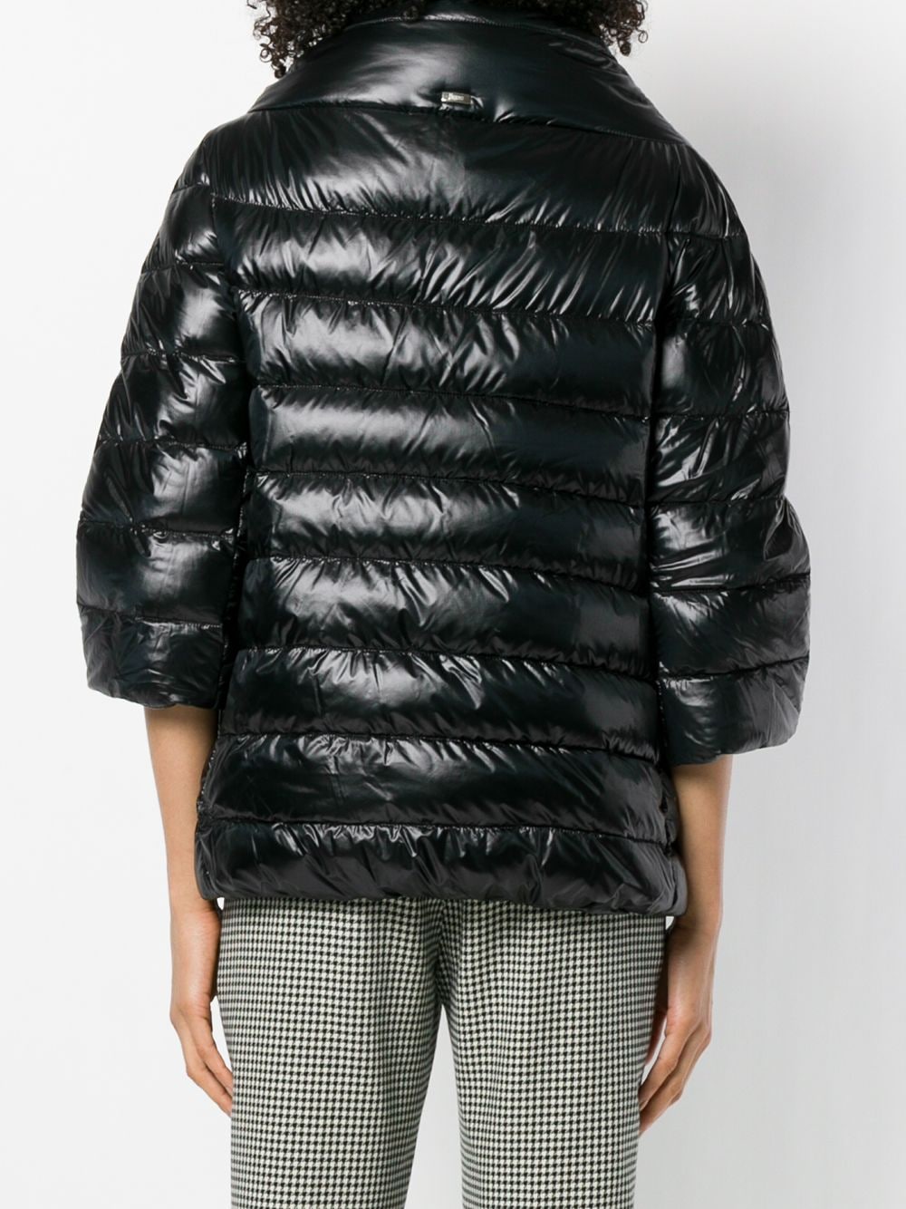 Herno Coats Black Lining: Feather Down
